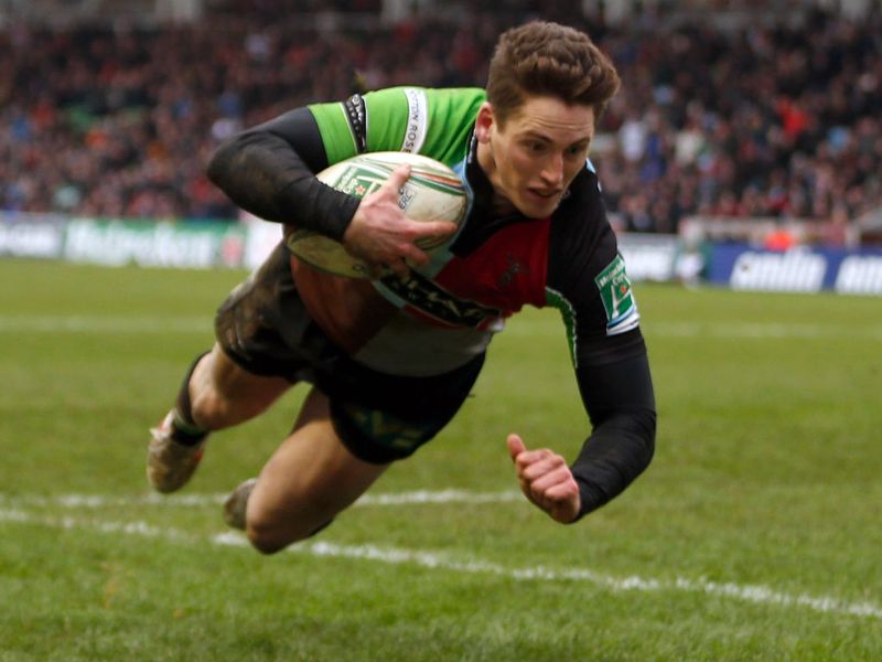 Tom Williams: Scores his second try during the rout