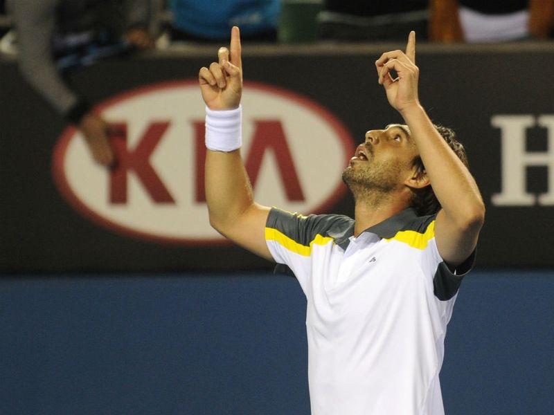 Cyprus' Marcos Baghdatis was the last player to win on day one as he got the better of Spain's Albert Ramos after a five-set thriller.