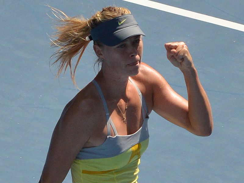 Maria Sharapova continued her blistering form by brushing aside Kirsten Flipkens in 68 minutes.