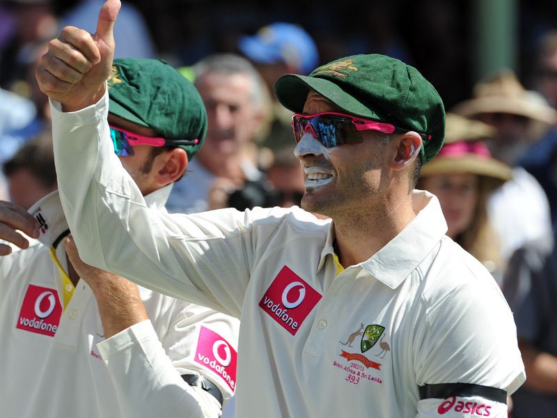 The retiring Michael Hussey cherished the crowd's appreciation.