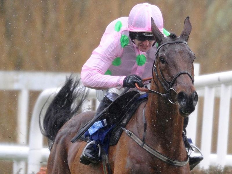 Pont Alexandre is in complete control of the Grade Two novice hurdle...