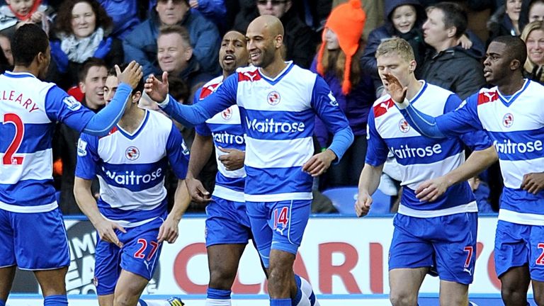 Jimmy Kebe: Reading's matchwinner celebrates scoring