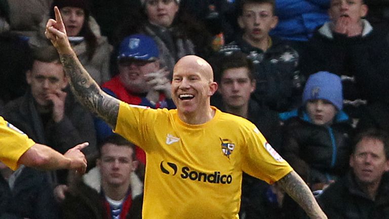 Lee Hughes: Scored a hat-trick in Vale's thumping win