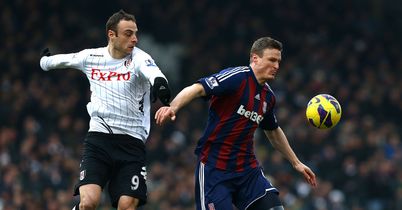 Robert Huth: In action against Fulham on Saturday
