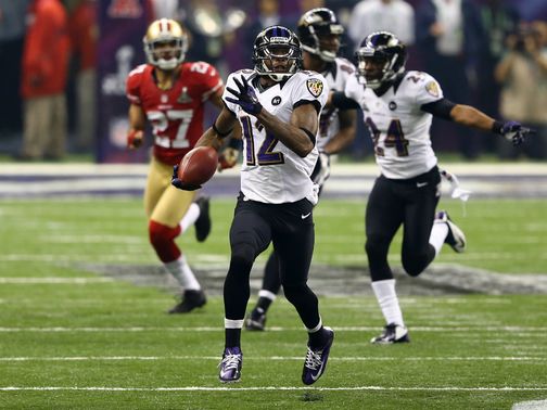 Jacoby Jones: Two touchdowns, including a 108-yard kick-off return
