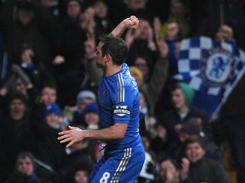 Frank Lampard scored in Chelsea's 4-1 victory over Wigan&nbsp;