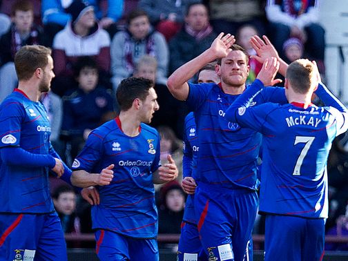 Gary Warren scored two goals for Inverness