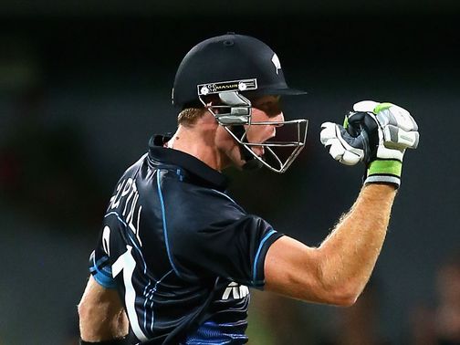 Martin Guptill played through the pain barrier for his side