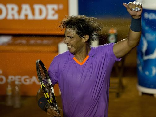 Nadal: Won in straight sets