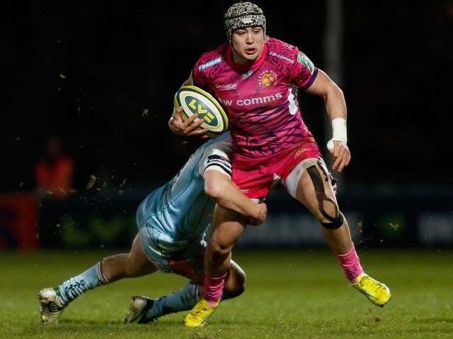 Jack Nowell in action at Sandy Park