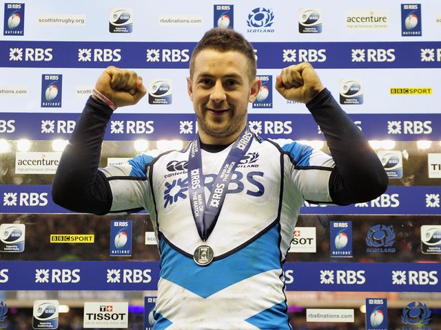 Greig Laidlaw was named man of the match