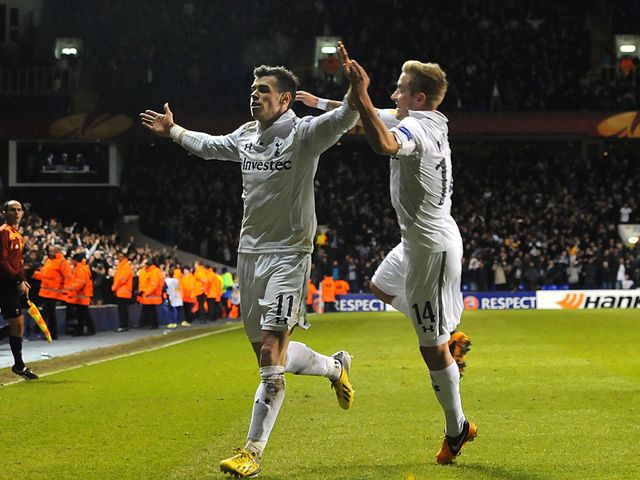 Gareth Bale scored two goals for Tottenham