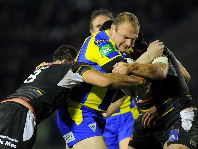 Garreth Carvell finds his progress halted.