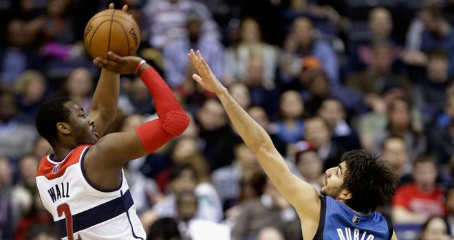 John Wall: Scored 21 points for the Wizards