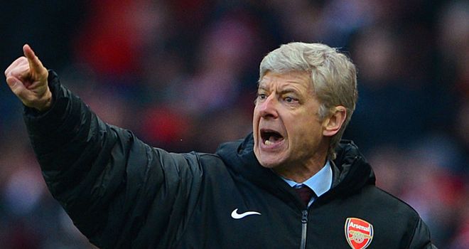 Arsene Wenger: Urging his Arsenal players to believe victory is achievable