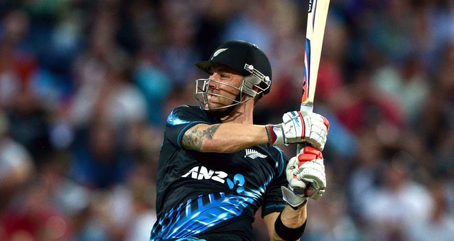 Brendon McCullum smashed 74 to put the Kiwis en route to a convincing victory