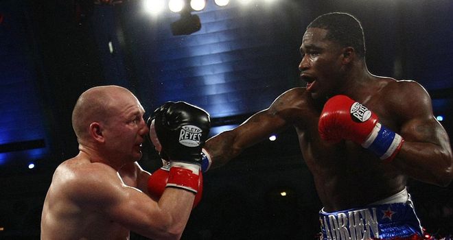 Broner (right): Had too much for Britain's Gavin Rees