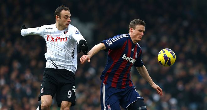 Robert Huth: In action against Fulham on Saturday