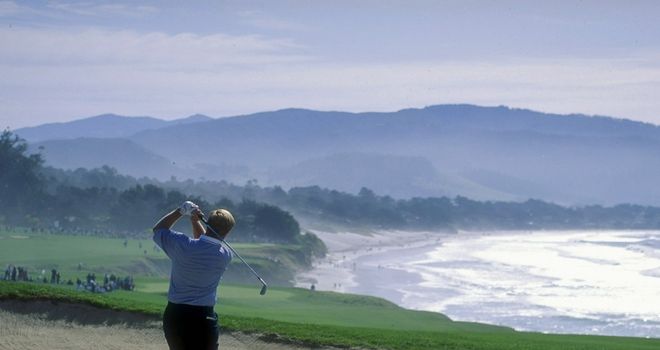The Golden Bear, Jack Nicklaus, in his element at Pebble Beach