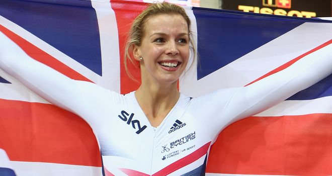 Becky James won an unprecedented four medals at the Track Cycling World Championships in Minsk