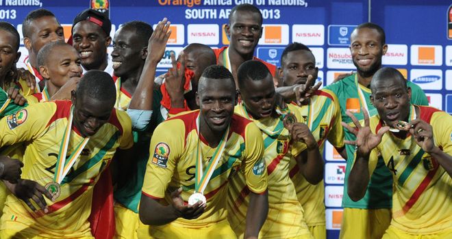 Mali: Celebrate finishing third at the Africa Cup of Nations