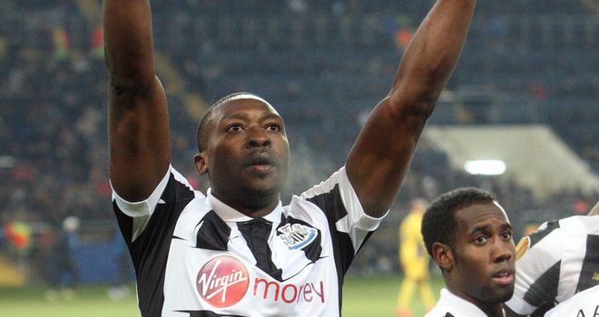 Shola Ameobi: Could make 50th European appearance against Anzhi