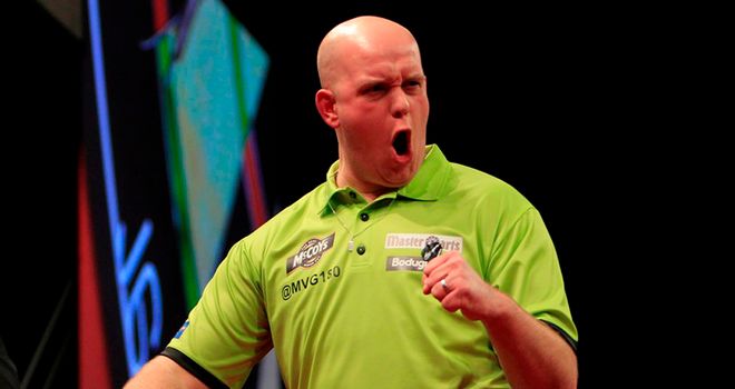 Michael van Gerwen: Took care of Barney in Bournemouth