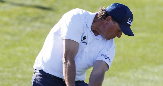 Phil Mickelson: Four shots ahead at Waste Management Phoenix Open