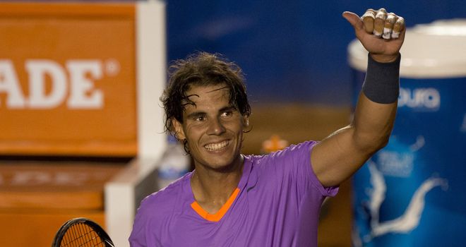 Rafa Nadal: Eased into the quarter-finals