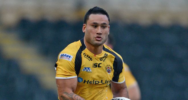 Weller Hauraki: relishing an early chance to take on former team-mates Leeds Rhinos on Sunday