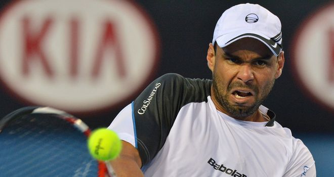 Alejandro Falla: saved six set points en-route to victory over Flavio Cipolla