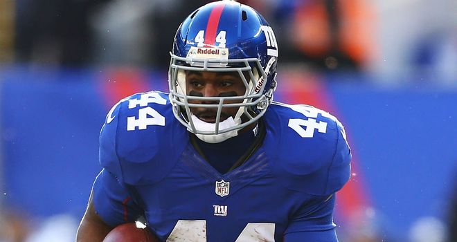 Ahmad Bradshaw: the tail-back was drafted by the Giants in the seventh round back in 2007