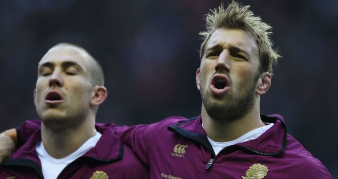 Mike Brown (left) and Chris Robshaw: now playing together for both club and country