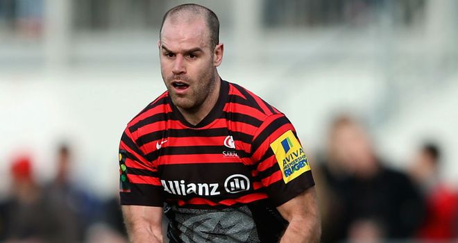 Charlie Hodgson makes his first start for Saracens in the absence of Owen Farrell