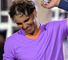 Rafael Nadal celebrates his victory over Jeremy Chardy