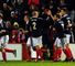 Charlie Mulgrew: Celebrates his winning goal