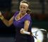 Petra Kvitova: broke four times in winning the first set against the defending champion