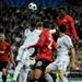 Danny Welbeck rises to head Manchester United into the lead at the Santiago Bernabeu