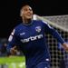 Jordan Obita wheels away after scoring the opening goal