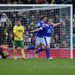 At Carrow Road, Leon Osman celebrates after giving Everton the lead as the Toffees look to boost their top-four hopes