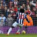 Romelu Lukaku's penalty puts the Baggies 1-0 up at the break