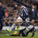 Graham Dorrans and Benoit Assou-Ekotto tangled.