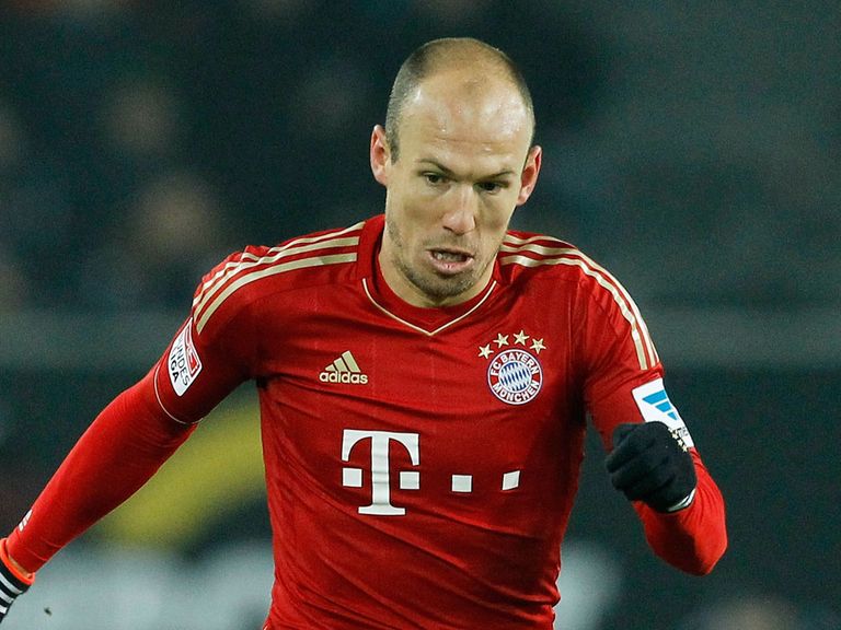 Arjen Robben: Unhappy with his 10-minute cameo