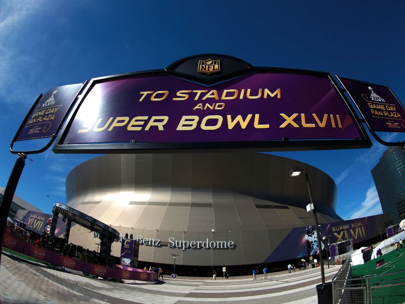 The sun was out in New Orleans for the 47th Super Bowl