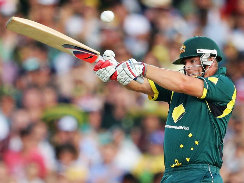 Aaron Finch made 25 runs...