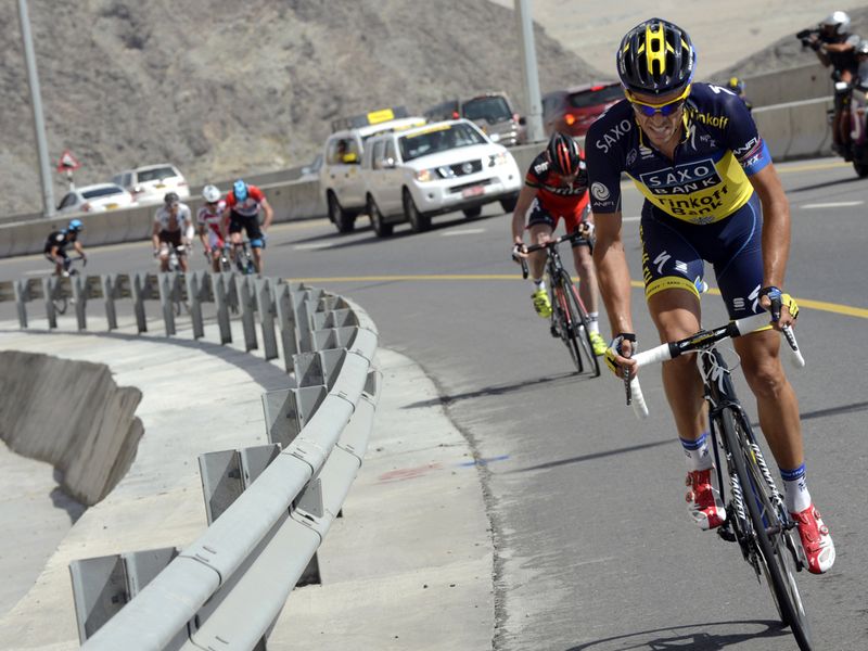 For the second day running it was Alberto Contador who kick-started the attacks