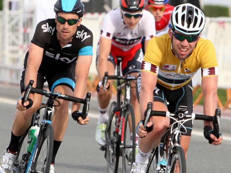 Bernhard Eisel claimed second and two seconds at the final intermediate sprint behind Cavendish...