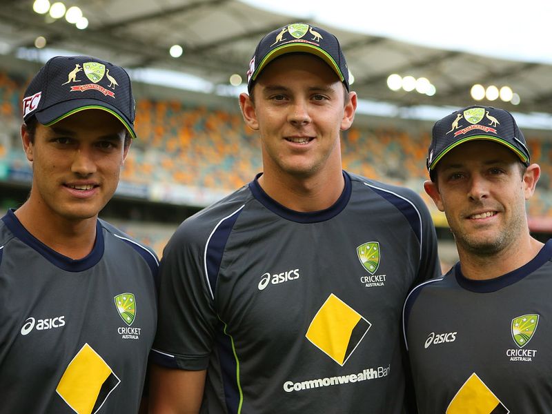 Nathan Coulter-Nile, Josh Hazelwood and Ben Rohrer were handed debuts.