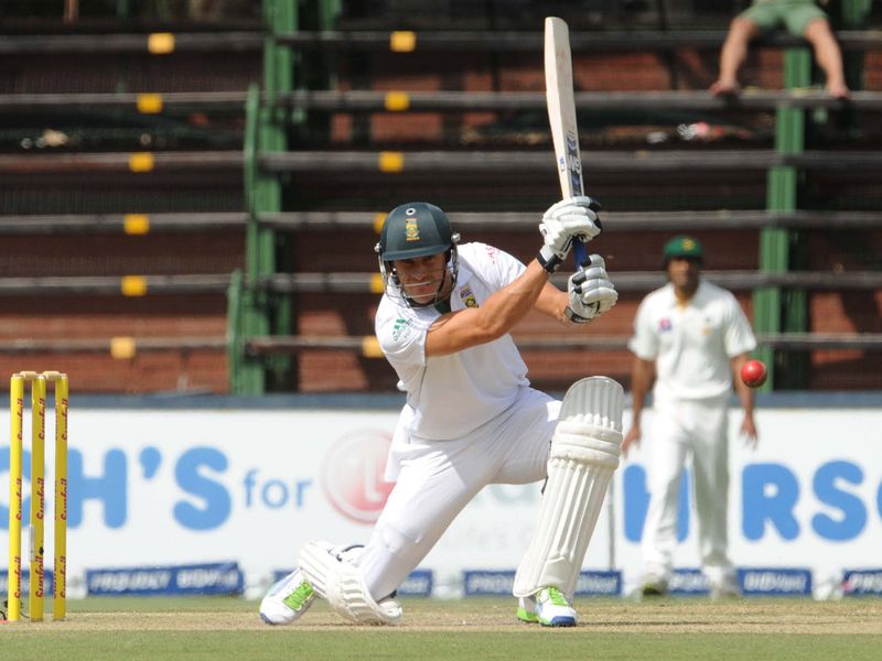 Faf du Plessis added 41 before being bowled by Junaid.