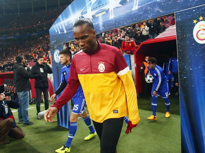 In the night's other last-16 tie, Didier Drogba starts for Galatasaray against Schalke in Istanbul